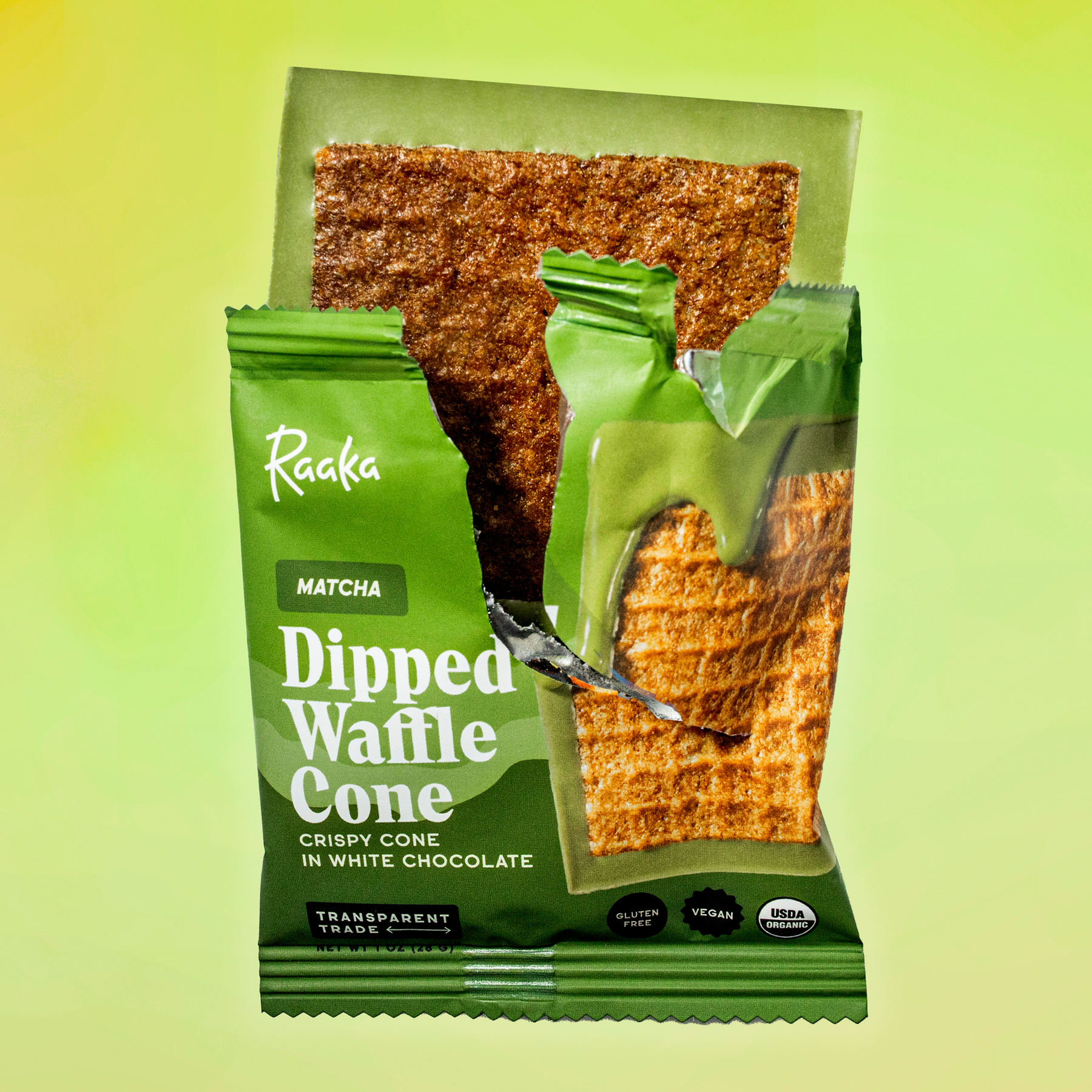 Matcha Dipped Waffle Cone - Balanced Discovery Cone Assortment